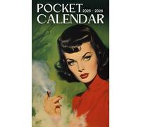 Pocket Calendar 2025-2026: 2 Years Planner for Purse Small Size Monthly January 2025 To December 2026 Small organizer 4 x 6.5 inches | Vintage Woman Smoking