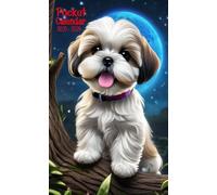 Pocket Calendar 2025-2026: Shih Tzu Puppies Cover, 24 Months Monthly Planner, Small Size 4*6.5 inches