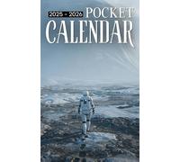 Pocket Calendar 2025-2026: Two-Year Monthly Planner for Purse, 24 Months from January 2025 to December 2026 with Inspirational Quotes | Space Stellar Cover