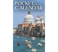 Pocket Calendar 2025-2026: Two-Year Monthly Planner for Purse, 24 Months from January 2025 to December 2026 with Inspirational Quotes | Venice Italy Cover