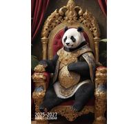 Pocket Calendar 2025-2027: Small 3-Year Monthly agenda from January 2025 to December 2027 purse size | Panda Design