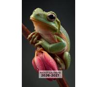 Pocket Calendar 2026-2027: 2 Year Pocket Planner for Purse, from January 2026 to December 2027 | Frog Themed
