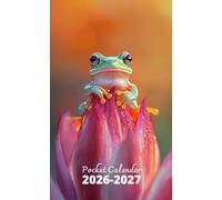 Pocket Calendar 2026-2027: 2 Year Pocket Planner, from January 2026 to December 2027 | Frog Cover