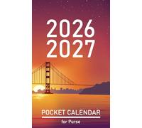 Pocket Calendar 2026-2027 for Purse: 2 Year Planner from January to December, with Inspirational Quotes