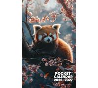 Pocket Calendar 2026-2027 for Purse: 2 Year Pocket Planner, from January 2026 to December 2027 | Red Panda Design