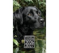 Pocket Calendar 2026-2027 For Purse: Monthly Planner With Small Size 2-Year From January 2026 To December 2027 With Holidays & Inspirational Quotes | Labrador Retriever Themed