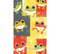 Pocket Calendar 2026-2027 for Purse: Small 2 Year Monthly Planner from January 2026 to December 2027 with Holidays, Frog pattern Design