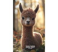 Pocket Calendar 2026-2027 for Purse: Small 2 Year Monthly Planner from January 2026 to December 2027 with Holidays, Alpaca Cover Design