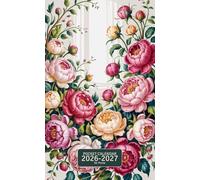 Pocket Calendar 2026-2027 for Purse: Small 2 Year Monthly Planner from January 2026 to December 2027 with Holidays, Flower Cover Design