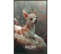 Pocket Calendar 2026-2027 for Purse: Small 2 Year Monthly Planner from January 2026 to December 2027 with Holidays, Chihuahua Dog Cover Design