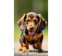 Pocket Calendar 2026-2027: Small 2-Year Monthly agenda from January 2026 to December 2027 purse size | Dachshund Dog Design