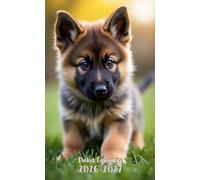 Pocket Calendar 2026-2027: Small 2-Year Monthly agenda from January 2026 to December 2027 purse size | German Shepherd Dog Design