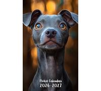 Pocket Calendar 2026-2027: Small 2-Year Monthly agenda from January 2026 to December 2027 purse size | Italian Greyhound Dog Design