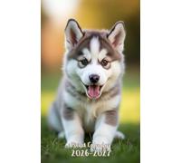 Pocket Calendar 2026-2027: Small 2-Year Monthly agenda from January 2026 to December 2027 purse size | Alaskan Malamute Dog Design