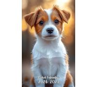Pocket Calendar 2026-2027: Small 2-Year Monthly agenda from January 2026 to December 2027 purse size | Jack Russell Terrier Dog Design