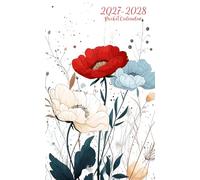Pocket Calendar 2027-2028 for Purse: Small 2 Year Monthly Planner from January 2027 to December 2028 with Holidays & Inspirational Quotes.