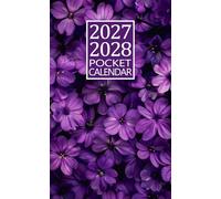 Pocket Calendar 2027-2028 for Purse: Small 2 Year Monthly Planner from January 2027 to December 2028 with Holidays & Inspirational Quotes.