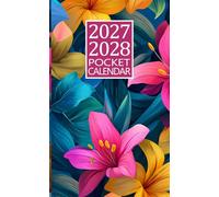 Pocket Calendar 2027-2028 for Purse: Small 2 Year Monthly Planner from January 2027 to December 2028 with Holidays & Inspirational Quotes.