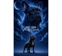 Pocket Calendar 2027-2028 for Purse: Small Two Year Monthly Planner | January 2027 to December 2028 | French Bulldog Cover