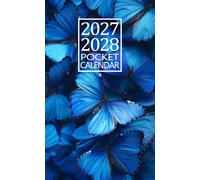 Pocket Calendar 2027-2028: Monthly Planner for Purse small size 2 Year Agenda from January 2027 to December 2028 With Holidays & Inspirational Quotes.