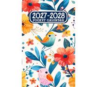 Pocket Calendar 2027-2028: Small 2-Year Monthly Planner For Purse from January 2027 to December 2028 With Holidays & Inspirational Quotes.