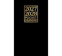 Pocket Calendar 2027-2028: Small 2-Year Monthly Planner For Purse from January 2027 to December 2028 With Holidays & Inspirational Quotes.