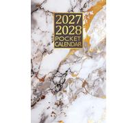 Pocket Calendar 2027-2028: Two Year Organizer Agenda Schedule For Purse | From January 2027 To December 2028 | With Holidays & Inspirational Quotes.