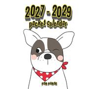 Pocket Calendar 2027-2029: A compact 3-year Covering January 2027 through December 2029, Two Pages Per Month to View, planner for anywhere use. Dog Cover