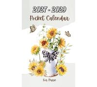 Pocket Calendar 2027-2029: A compact 3-year Covering January 2027 through December 2029, Two Pages Per Month to View, planner for anywhere use.