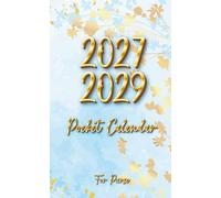 Pocket Calendar 2027-2029: A compact 3-year Covering January 2027 through December 2029, Two Pages Per Month to View, planner for anywhere use.