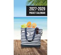 Pocket Calendar 2027-2029: A compact 3-year Covering January 2027 through December 2029, Two Pages Per Month to View, planner for anywhere use (Beach Cover)