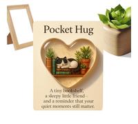 Pocket Card Heartwarming- Relationship Keepsake, 3D Heart Hug With Pocket Card, Expressing Love Affection Thoughtful Gift Family Friends, Perfect For Birthday Christmas, Easter Or Special Occasions