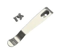 Pocket Clip - Stainless Steel Gear Holder Replacement, Multi Purpose Metal Buckle Attachment with Secure Grip Compact Carry Support, Outdoor Utility Aid, Ideal for Hiking Fishing Picnic