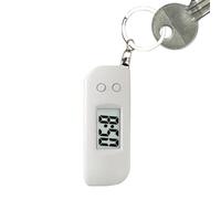 Pocket Clock Keyring - 2.6 Inches Digital Watch Keychain for Easy Timekeeping, Glow-in-the-Dark with Ergonomic Design, Lightweight Accessory for Backpacks, Athletes, Families, Women, Men, Teens, Youth