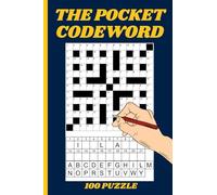 Pocket Codeword Puzzle Book (4x6) - 100 Mini Codeword Crosswords with Answers: Compact Travel Size for Adults & Seniors | Fun and Portable Logic Challenges
