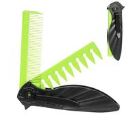 Pocket Folding Hair Comb - Compact Grooming Tool for Daily Use | Lightweight and Travel Ready, Convenient Foldable Design for Straightening, Detangling, and Styling Hair Anytime Anywhere 8.6x1.5in