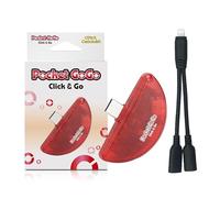 Pocket GoGo - Ultimate Pocket Monster Auto-Catcher | USB-C Plug-and-Play, sin carga, atrapa monstruos de bolsillo y se detiene (rojo)