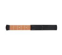 Pocket Guitar, 10.27 Inches Portable Trainer 6 Fretboard Strings for Beginners, Chord Practice Tool with Compact Size Stage Classroom Commuting, Mini Guitar for Travel Family Gathering Music Learning