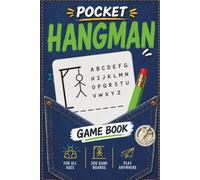 Pocket Hangman Game Book: 200 Ready-to-Play Hangman Games | Paper Game for Kids & Adults | Travel Activity Book