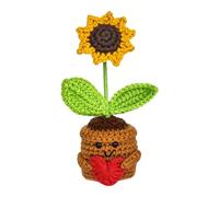 Pocket Hug Girasol positivo, Girasol de la fortuna, regalos positivos, lana de tejer creativa muñeca de girasol para familias, amigos, día de la madre, cumpleaños, regalo de mutuo, buen regalo de