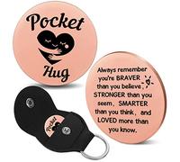 Pocket Hug Token Gute Besserung Geschenke Klein Glücksbringer Prüfung Kinder Frau Mann Motivationsgeschenke Freundschaft Mutmacher Aufmhalung Geschenke für Frauen Männer Beste Freundin Kollegen