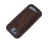 Pocket Knives Sheath Belt, Horizontal Sheath Carry Knives, 4.65x2.24 Inches, Vintage Leather Holder, Secure Storage Pouch for Outdoor, Camping, Hiking, Gift Men