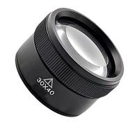 Pocket Loupe Magnifier, Lightweight Microscope Lens 1.85x1.12 Inches High Precision Small Magnify Glass for Coin Collectors Stones, Stamps, Jewelry, Commemorative Optics
