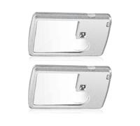 Pocket Magnifier with Light 2 Pieces of 3 X and 6 X Magnifier Credit Card Magnifiers with Light Small Mini Magnifiers for Reading, Jewelry, Experiment