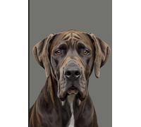 Pocket Notebook: Small 4x6 100 lined sheets personal Great Dane theme purse size notepad for notes, messeges, reminders, shopping lists