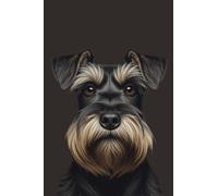 Pocket Notebook: Small 4x6 100 lined sheets personal Schnauzer theme purse size notepad for notes, messeges, reminders, shopping lists