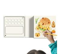 Pocket Paint - Travel Watercolor Kit Set, Cartoon Art Palette Drawing Supplies, Compact Pigment Tray with Smooth Blend Flow Design, Creative Art Tool for Daily Use, Watercolor Kit, Travel Arts Use