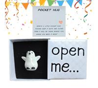 Pocket Penguin,Portable Inspirational Souvenir - Lightweight Pocket Encouragement Card - Soul-Soothing For Kids Teens Adults Colleagues Employees Graduates Home Travel Wedding Birthday Christmas