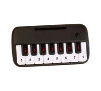 Pocket Piano, Portable Instrument, Compact Design Lightweight Build Travel Friendly Child-Safe Finger Training, Diverse Music Play for Beginners, Boys, Girls 6.1x1.18x3.15 Inches