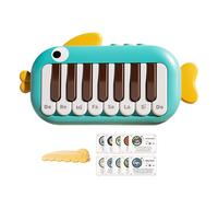Pocket Piano Toy, Portable Music Keyboard, 7.09x1.38in Electronic Mini Instrument, Lightweight Travel Design, Educational Sound Features for Kids Girls Boys Beginners Ages Months